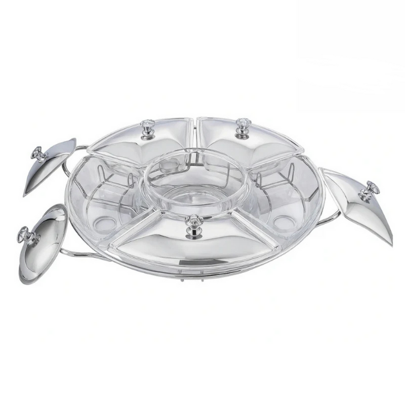 Rechaud Giratório com 6 Compartimentos [ÚLTIMAS 30 UNIDADES]