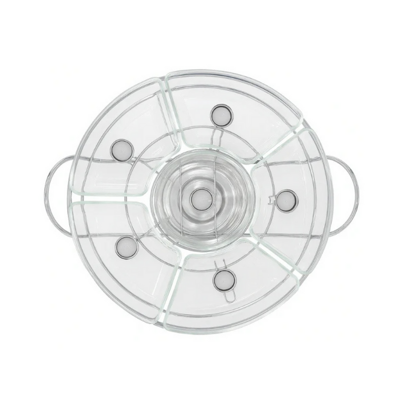 Rechaud Giratório com 6 Compartimentos [ÚLTIMAS 30 UNIDADES]